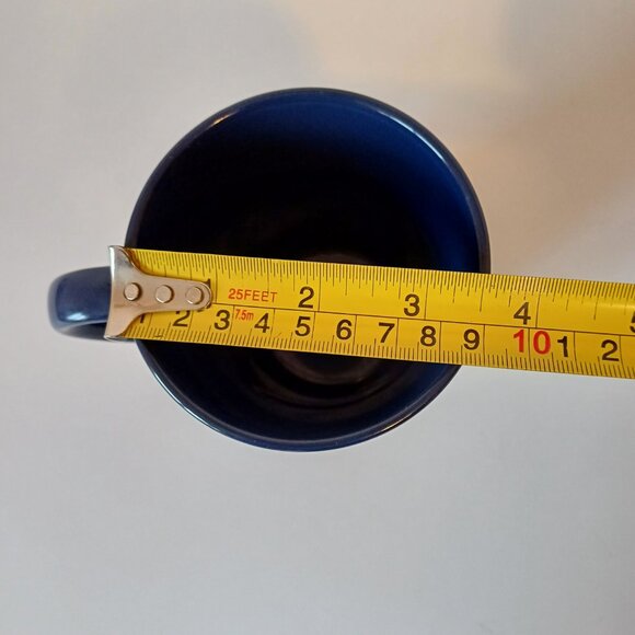 Dark blue Motivational Mug with English French Graphics - Picture 6 of 7